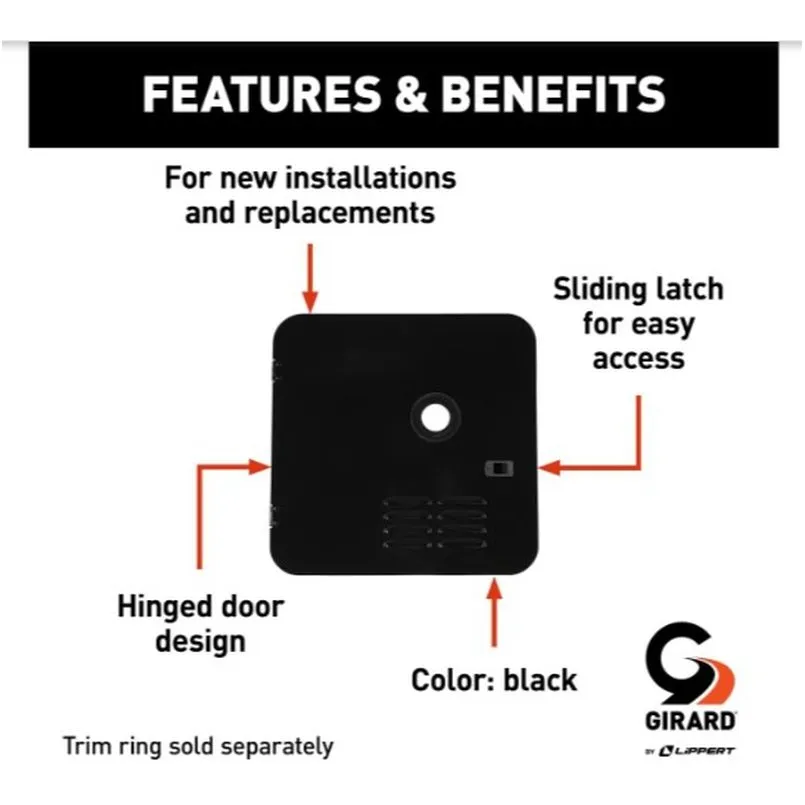 DOOR KIT - LARGE - BLACK 2GWHD